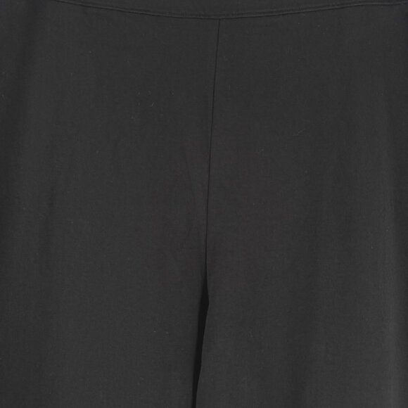 L.L. Bean Perfect Fit Pull On Cropped Pants 2X Black Cotton Blend NWT PT-2619 - Picture 3 of 10